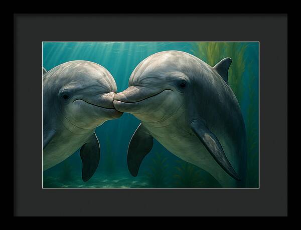 Dolphin - Framed Print