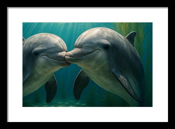 Dolphin - Framed Print