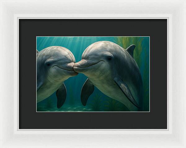Dolphin - Framed Print