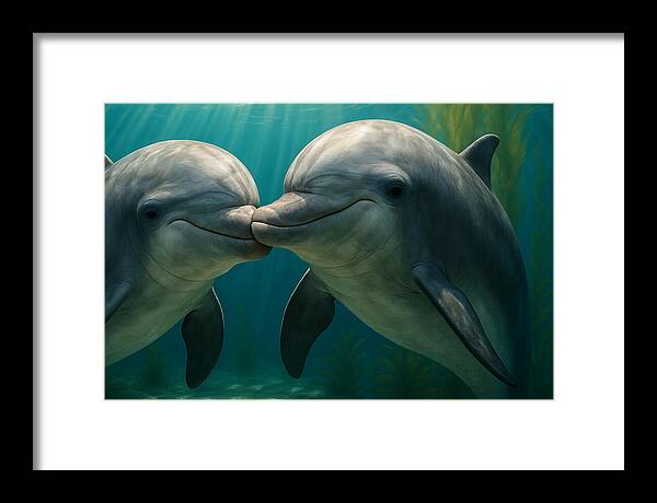 Dolphin - Framed Print