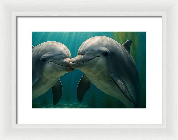 Dolphin - Framed Print