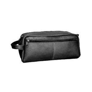 David King & Co  Large Multi Pocket Shave Kit- Black