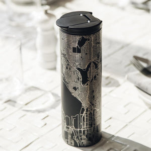 Great Smoky Mountains National Park - Tennessee Map Tumbler in Matte