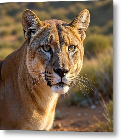 Lion - Metal Print