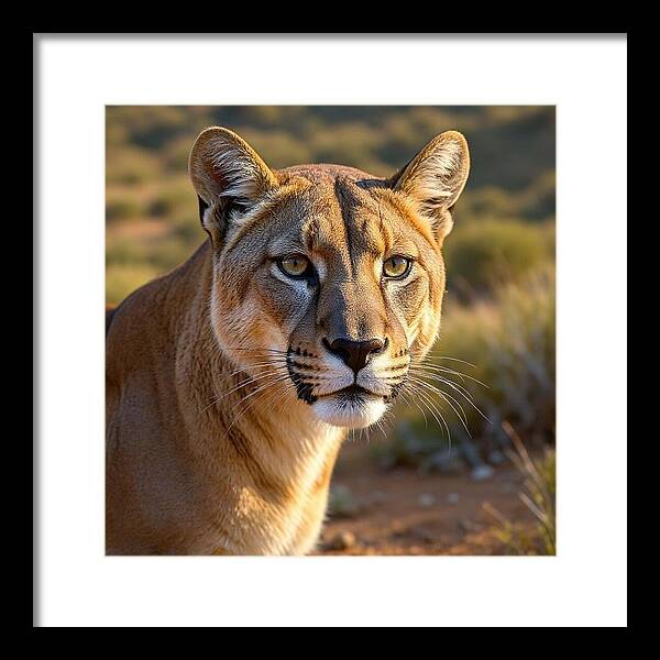 Lion - Framed Print