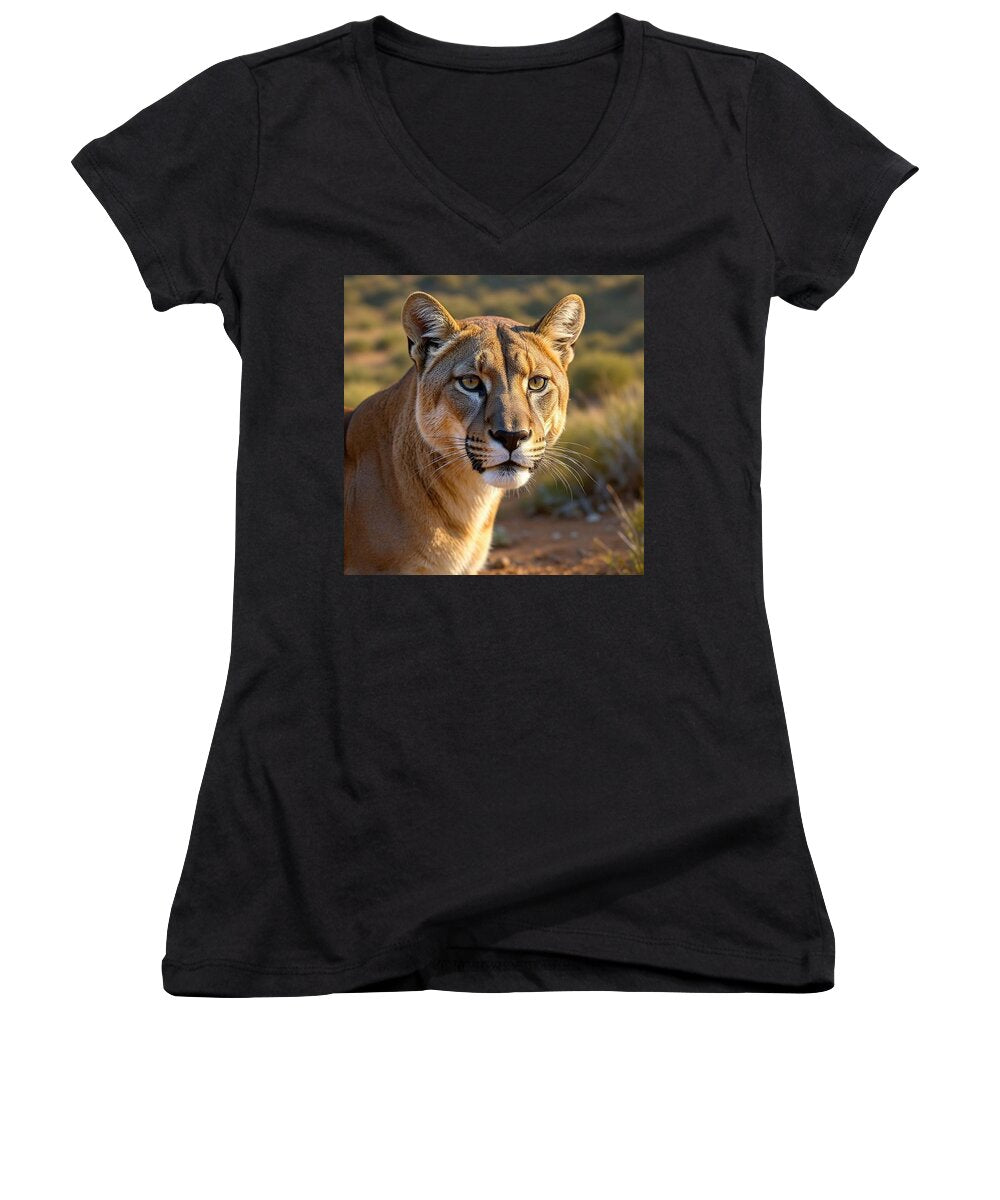 Lion - Women's V-Neck