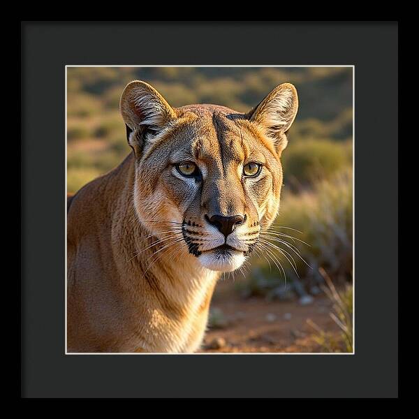 Lion - Framed Print