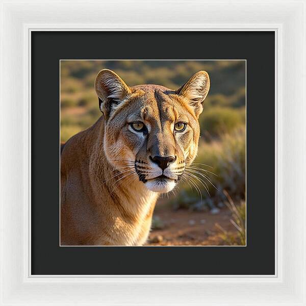 Lion - Framed Print