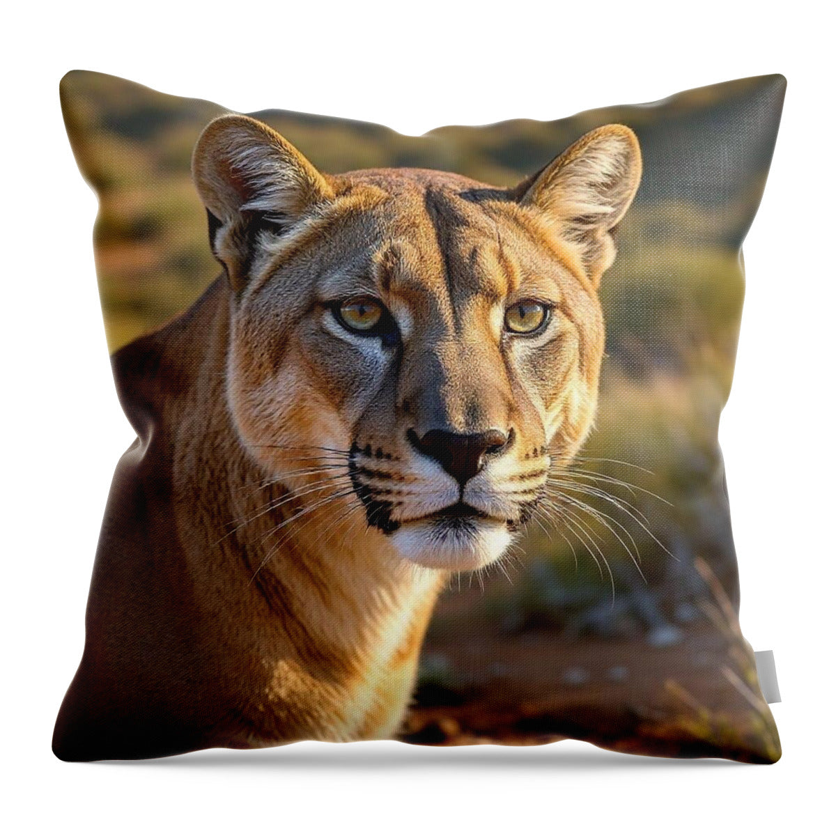 Lion - Throw Pillow