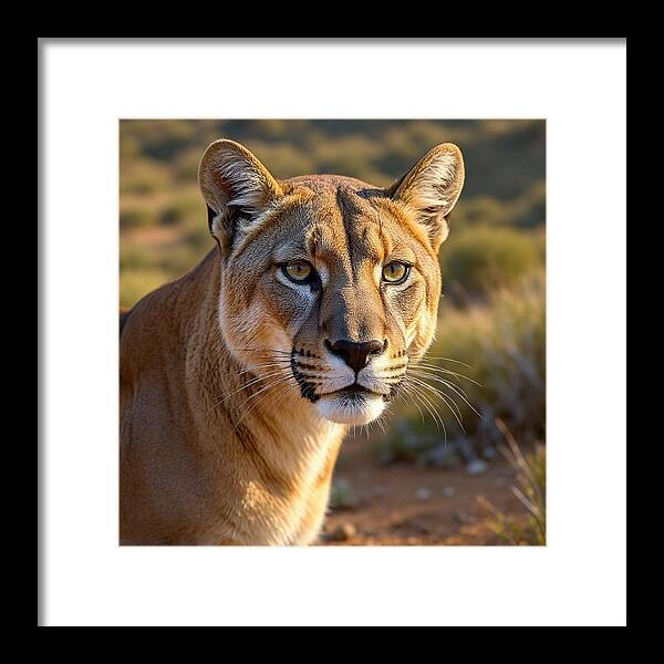 Lion - Framed Print