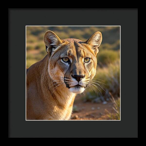 Lion - Framed Print