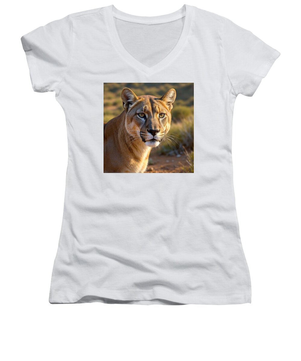 Lion - Women's V-Neck