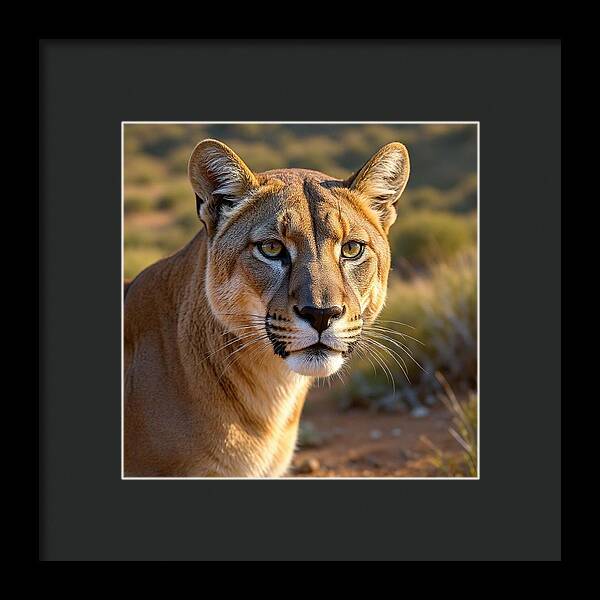 Lion - Framed Print