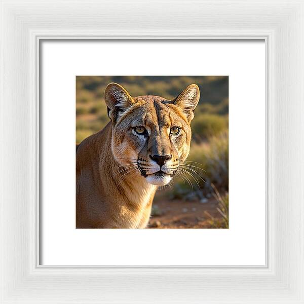 Lion - Framed Print
