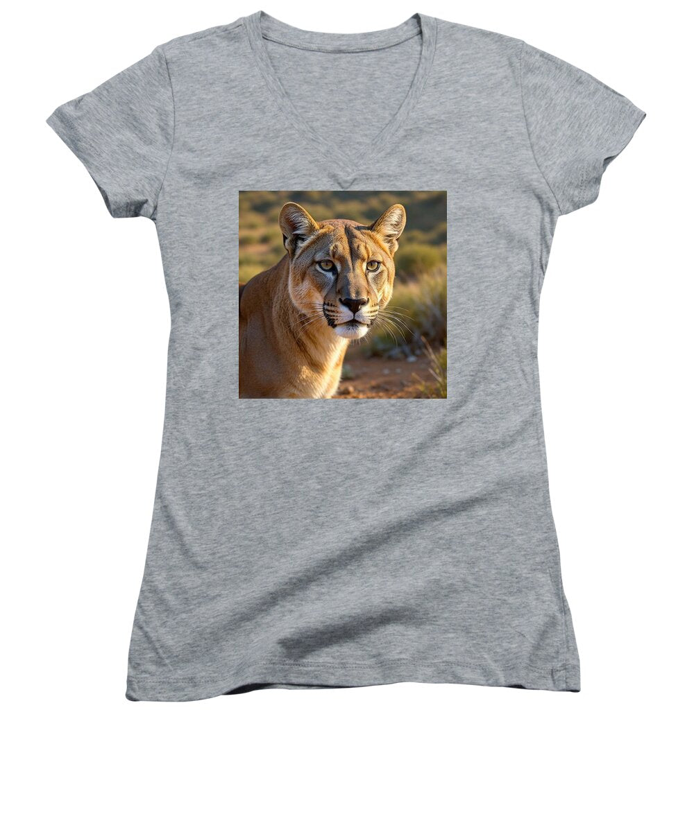Lion - Women's V-Neck