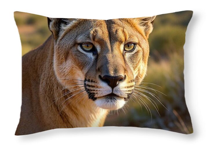 Lion - Throw Pillow