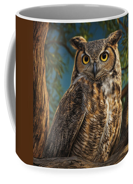 Majestic Owl in Tree - Mug