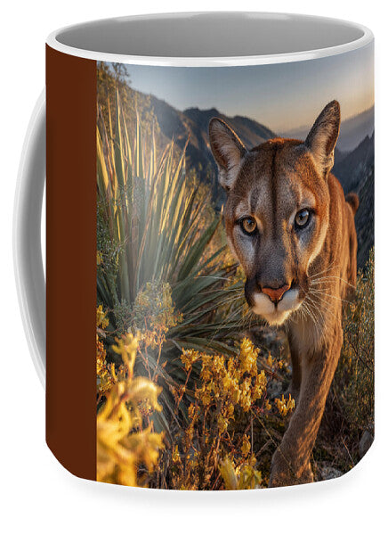 Mountain Lion at Sunset - Mug