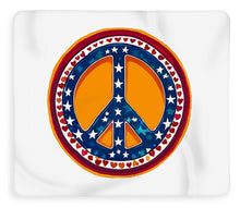 MAKE PEACE GREAT AGAIN - Patriotic Peace - Blanket