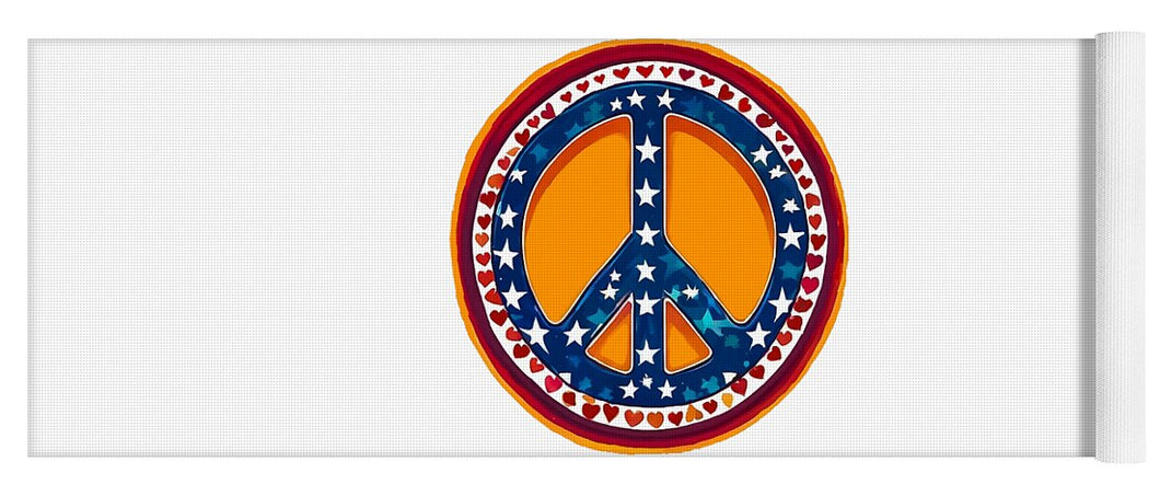 MAKE PEACE GREAT AGAIN - Patriotic Peace - Yoga Mat