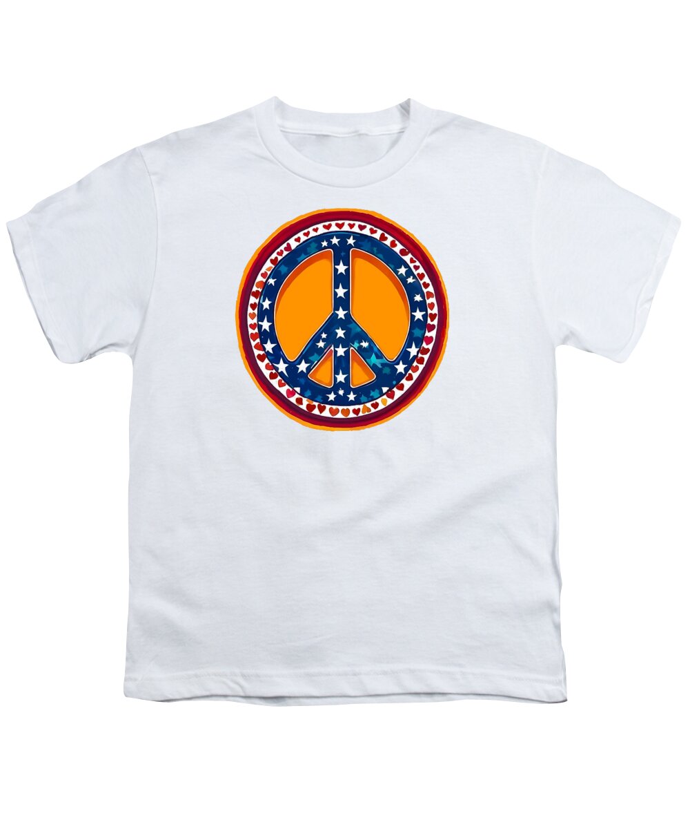 MAKE PEACE GREAT AGAIN - Patriotic Peace - Youth T-Shirt