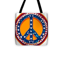 MAKE PEACE GREAT AGAIN - Patriotic Peace - Tote Bag