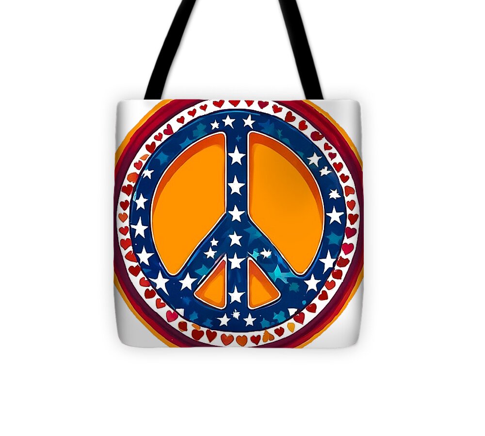 MAKE PEACE GREAT AGAIN - Patriotic Peace - Tote Bag