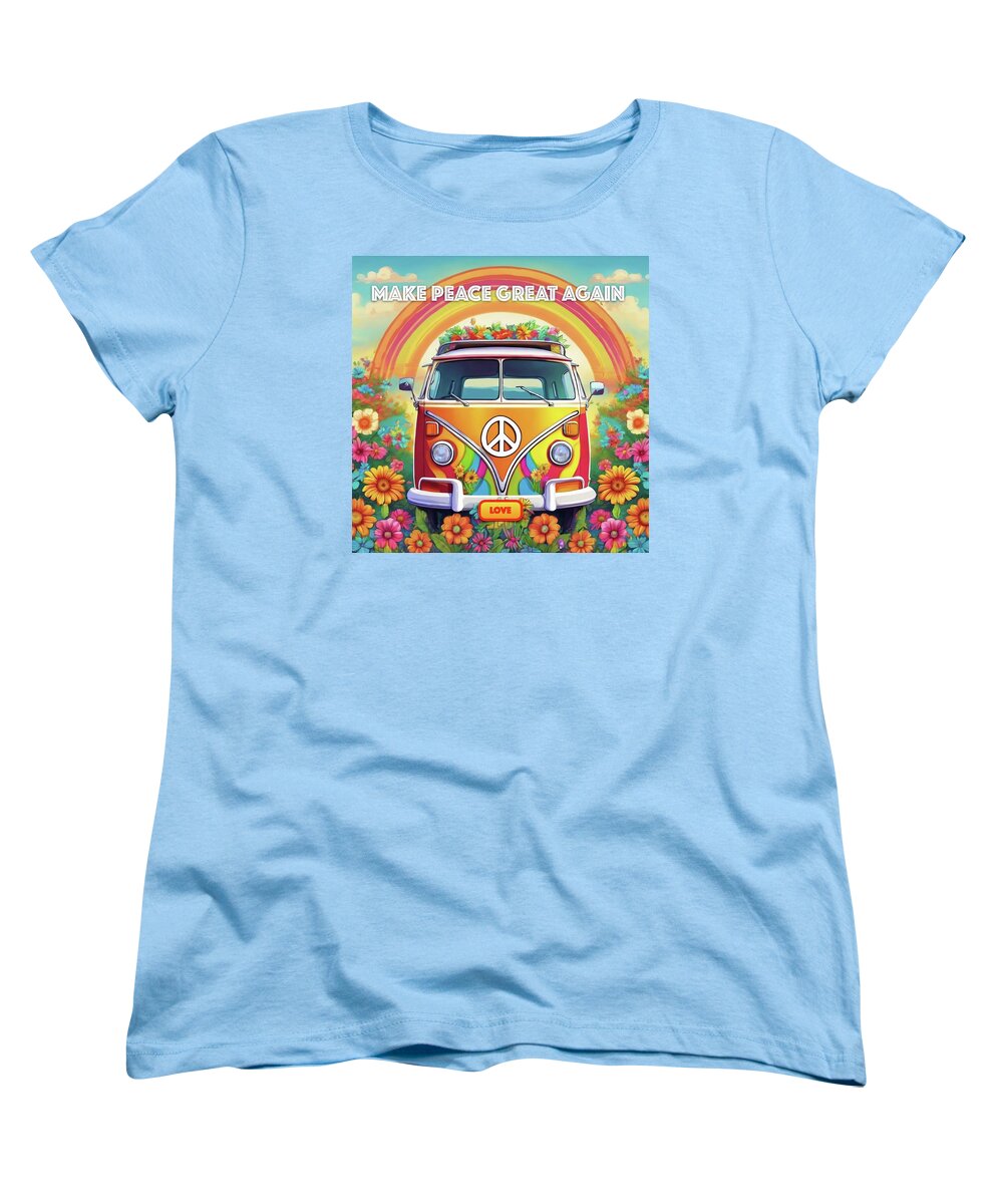 MAKE PEACE GREAT AGAIN - Love Van - Women's T-Shirt (Standard Fit)