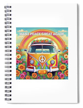 MAKE PEACE GREAT AGAIN - Love Van - Spiral Notebook