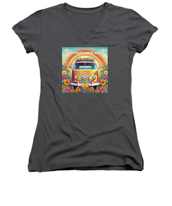 MAKE PEACE GREAT AGAIN - Love Van - Women's V-Neck