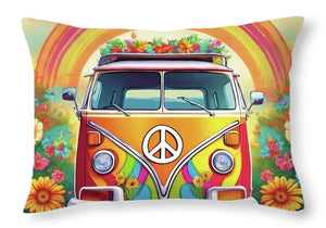 MAKE PEACE GREAT AGAIN - Love Van - Throw Pillow