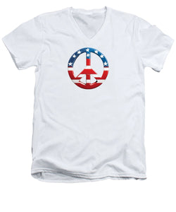 Peace USA - Men's V-Neck T-Shirt