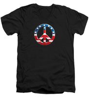 Peace USA - Men's V-Neck T-Shirt