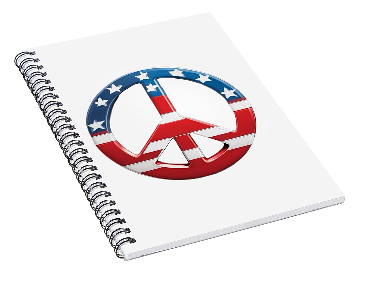 Peace USA - Spiral Notebook