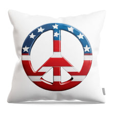 Peace USA - Throw Pillow