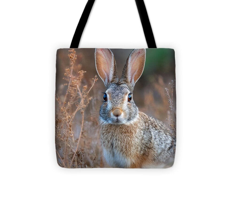 Rabbit in a Field - Tote Bag