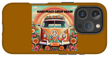 MAKE PEACE GREAT AGAIN - Vintage Love Van - Phone Case