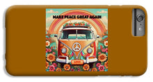 MAKE PEACE GREAT AGAIN - Vintage Love Van - Phone Case