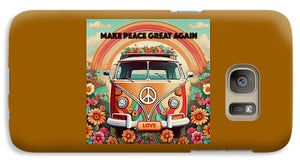 MAKE PEACE GREAT AGAIN - Vintage Love Van - Phone Case