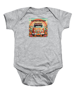 MAKE PEACE GREAT AGAIN - Vintage Love Van - Baby Onesie