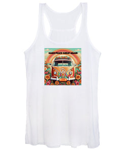 MAKE PEACE GREAT AGAIN - Vintage Love Van - Women's Tank Top