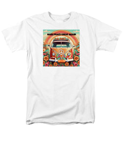 MAKE PEACE GREAT AGAIN - Vintage Love Van - Men's T-Shirt  (Regular Fit)