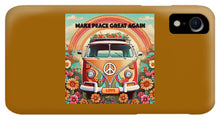 MAKE PEACE GREAT AGAIN - Vintage Love Van - Phone Case