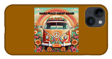 MAKE PEACE GREAT AGAIN - Vintage Love Van - Phone Case