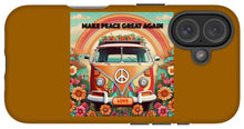 MAKE PEACE GREAT AGAIN - Vintage Love Van - Phone Case