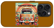 MAKE PEACE GREAT AGAIN - Vintage Love Van - Phone Case