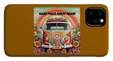 MAKE PEACE GREAT AGAIN - Vintage Love Van - Phone Case