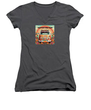 MAKE PEACE GREAT AGAIN - Vintage Love Van - Women's V-Neck