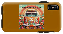 MAKE PEACE GREAT AGAIN - Vintage Love Van - Phone Case