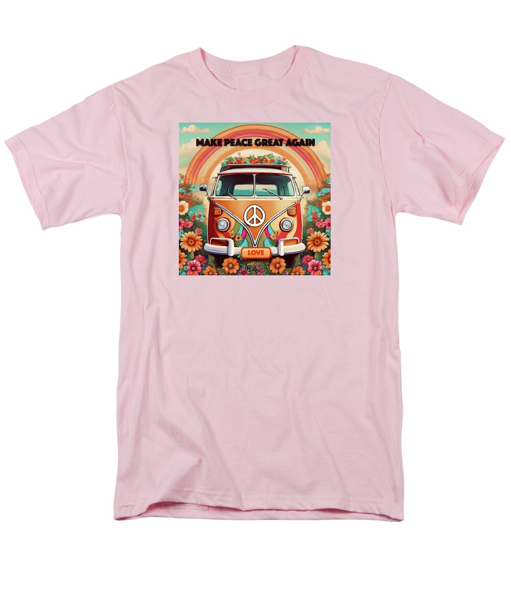 MAKE PEACE GREAT AGAIN - Vintage Love Van - Men's T-Shirt  (Regular Fit)